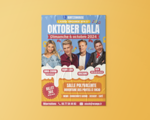 Affiche Oktober Gala Kurtzenhouse