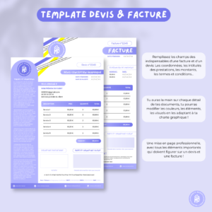 Devis & Facture – Template Canva