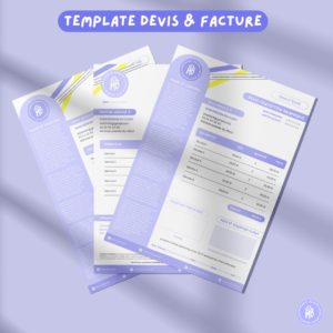 Devis & Facture - Template Canva