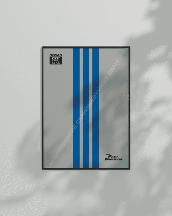 Affiche LEGO Nissan Skyline R34 – Image 2