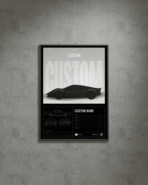 Affiche voiture personnalisée – Image 7