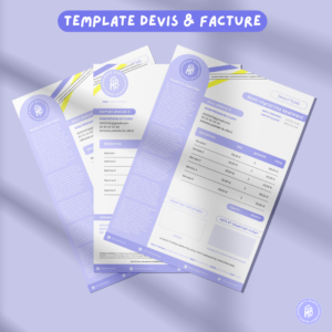 Template Canva devis et facture