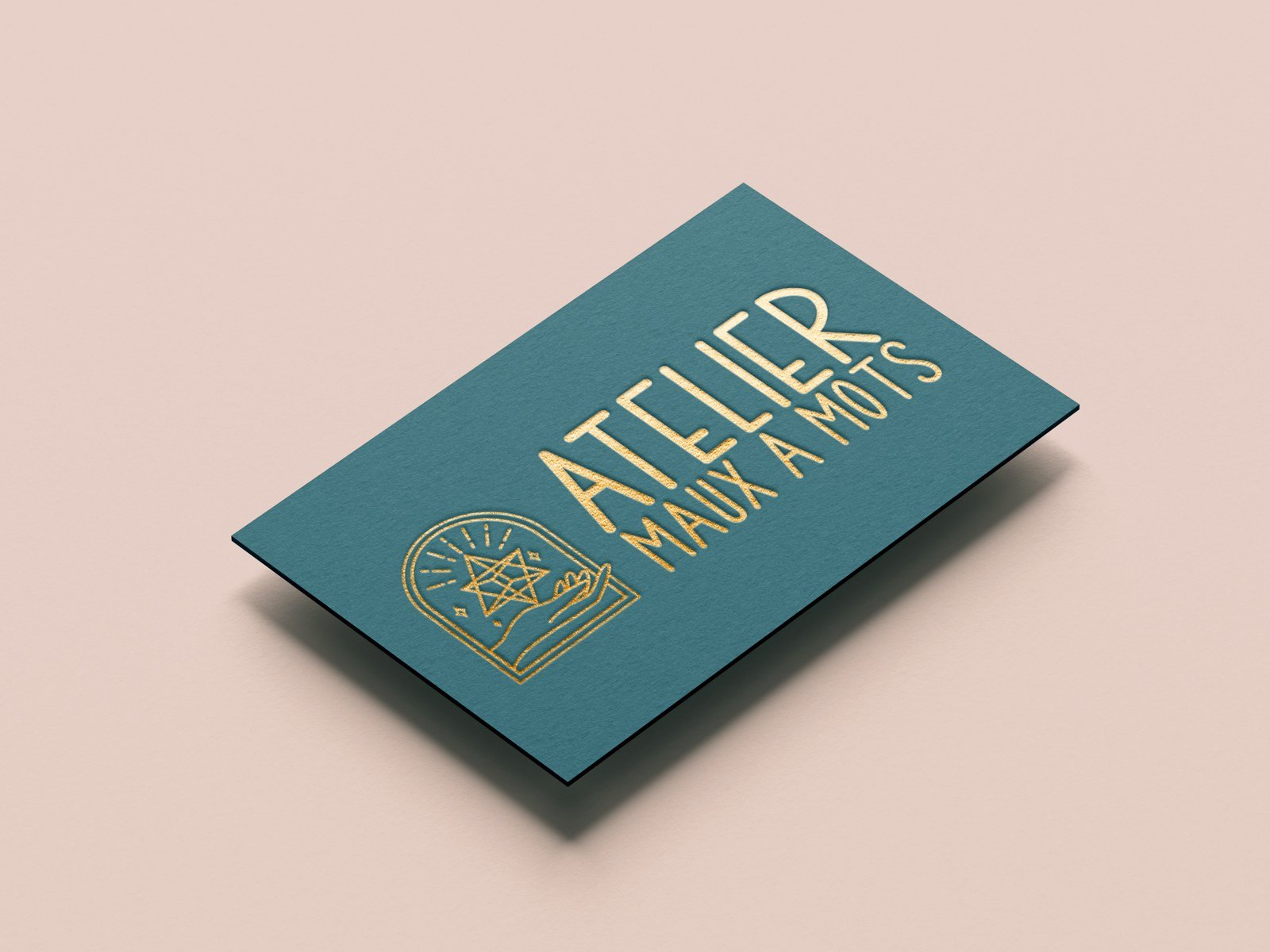Identité Atelier Maux à Mots — graphiste Alsace