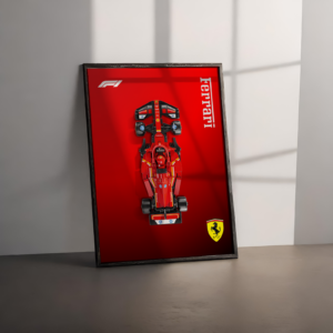 Affiche LEGO F1 Ferrari à imprimer