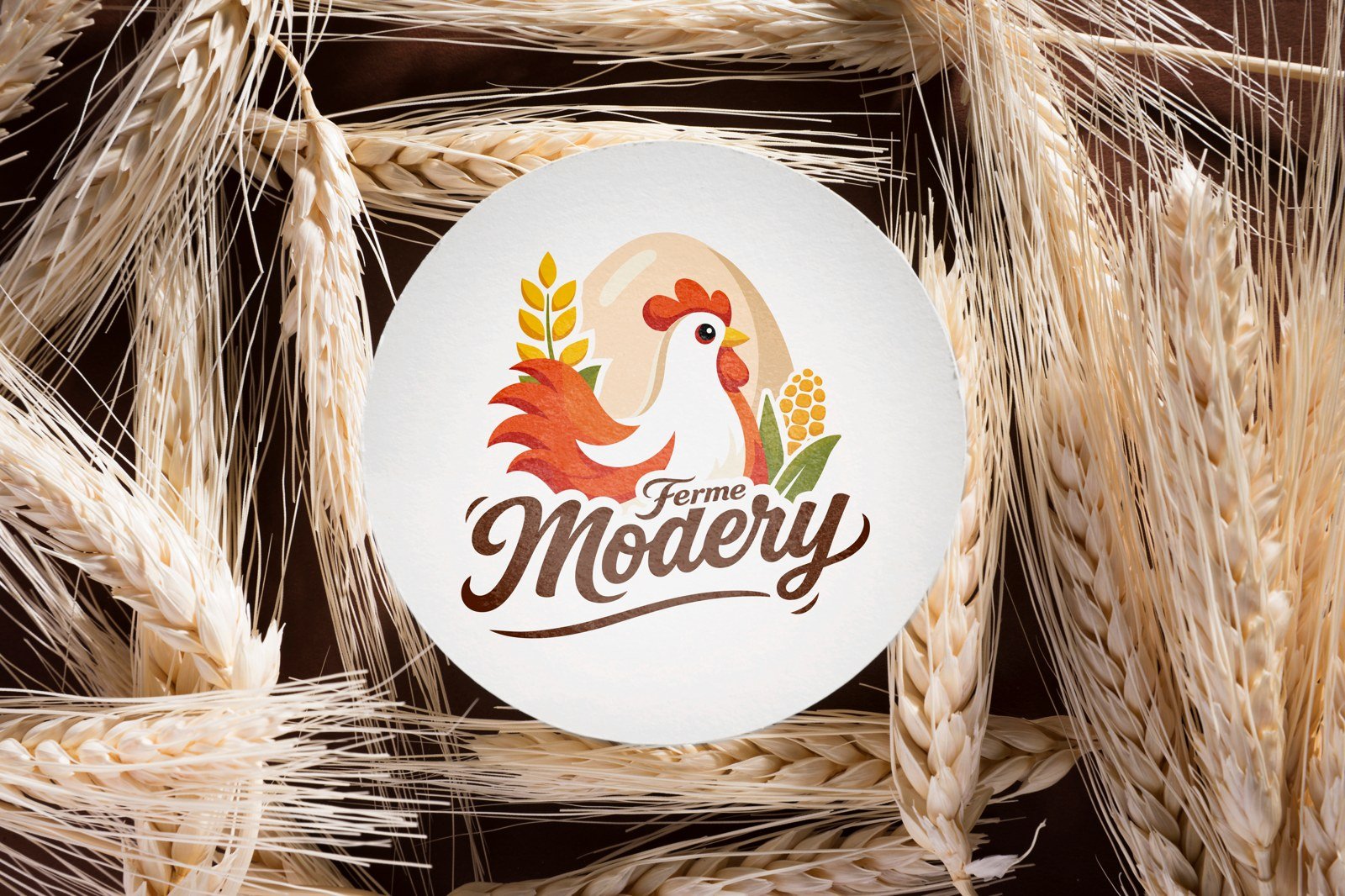 Logo Ferme Modery — graphiste Alsace