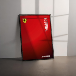 Affiche LEGO Ferrari SF90 à imprimer