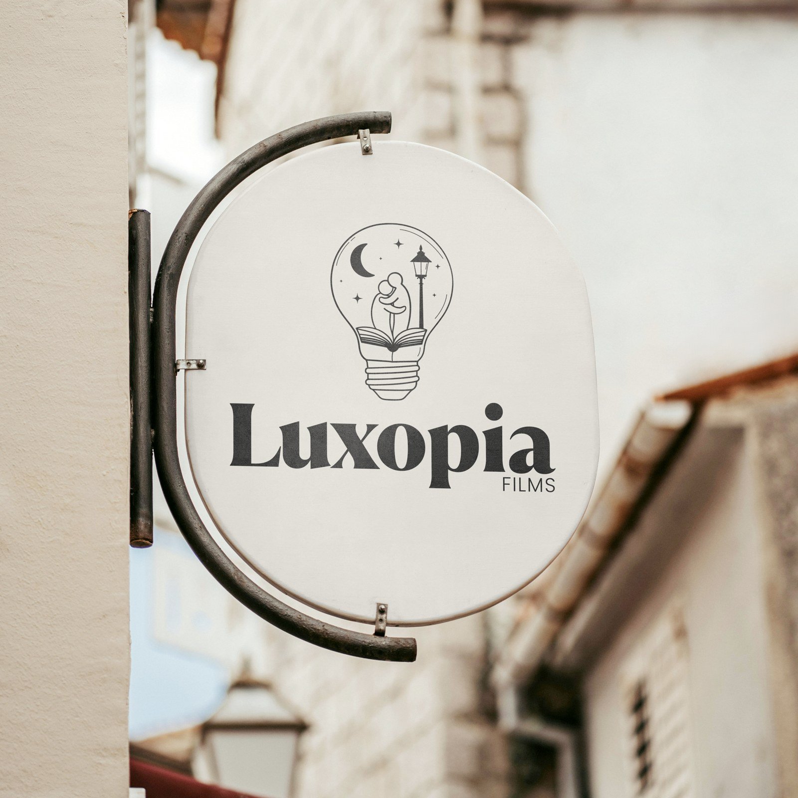 Logo Luxopia Films — graphiste Alsace