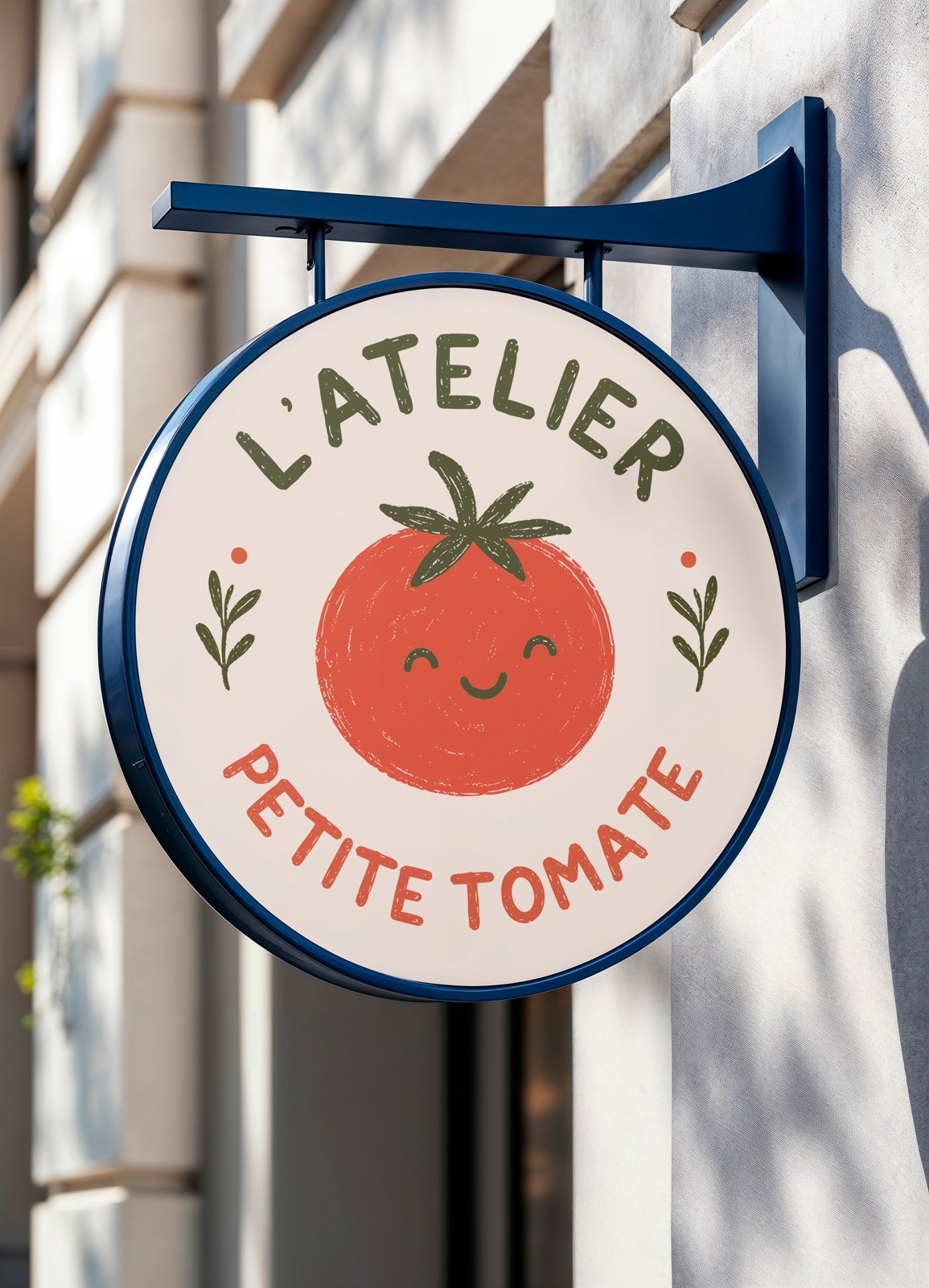 Logo L'Atelier Petite Tomate — graphiste Alsace