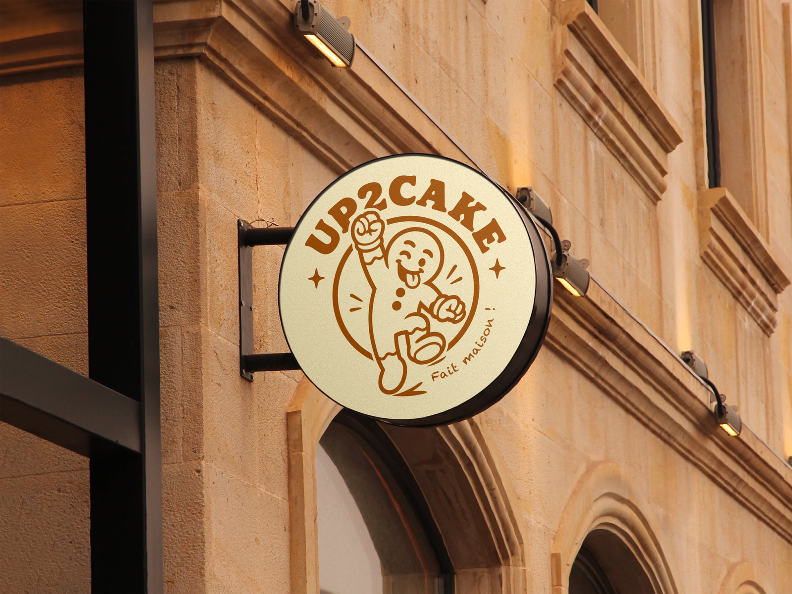 Logo Up2Cake — graphiste Alsace